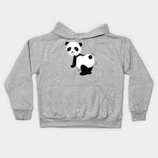 Panda Twerking Kids Hoodie